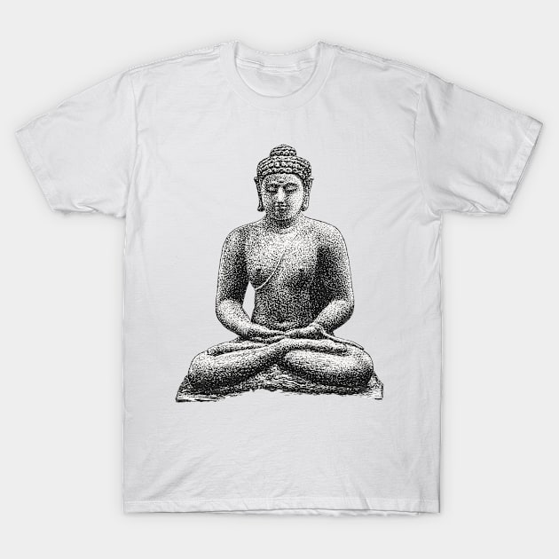 Buddha on the Borobudur T-Shirt by seacucumber